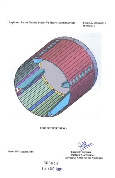 WASHING MACHINE DRUM – INDIA CERTIFICATE OF REGISTRATION OF DESIGN – Page 2