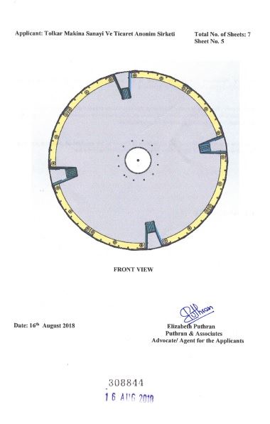 WASHING MACHINE DRUM – INDIA CERTIFICATE OF REGISTRATION OF DESIGN – Page 6