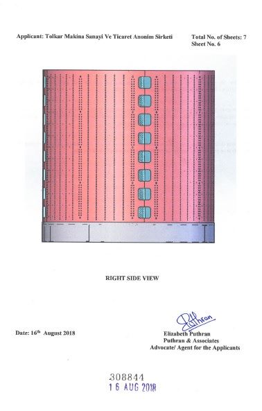 WASHING MACHINE DRUM – INDIA CERTIFICATE OF REGISTRATION OF DESIGN – Page 7